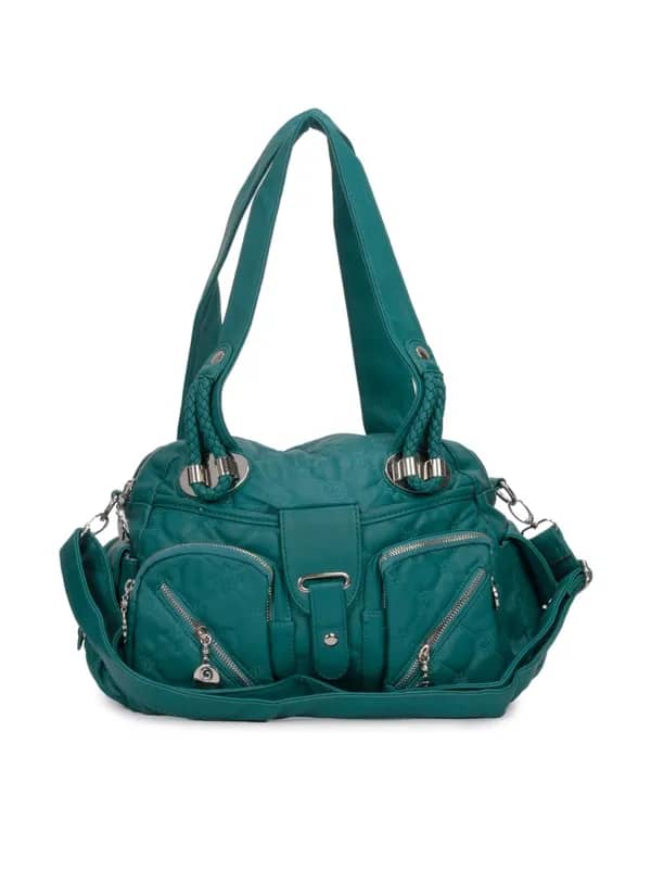 Kiara Women Teal Handbag