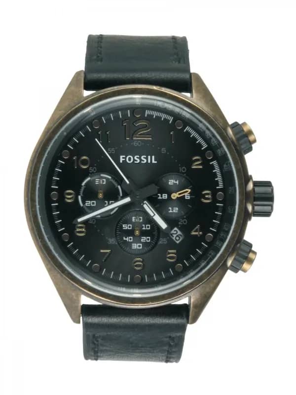 Fossil Men Black Dial Chronograph Watch CH2783