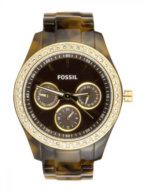 Fossil Women Brown Dial Watch ES2795