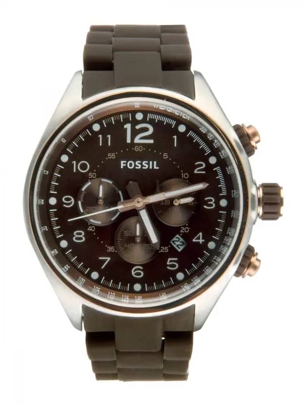 Fossil Men Brown Dial Chronograph Watch CH2727