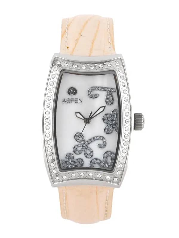 Aspen Women White Dial Watch