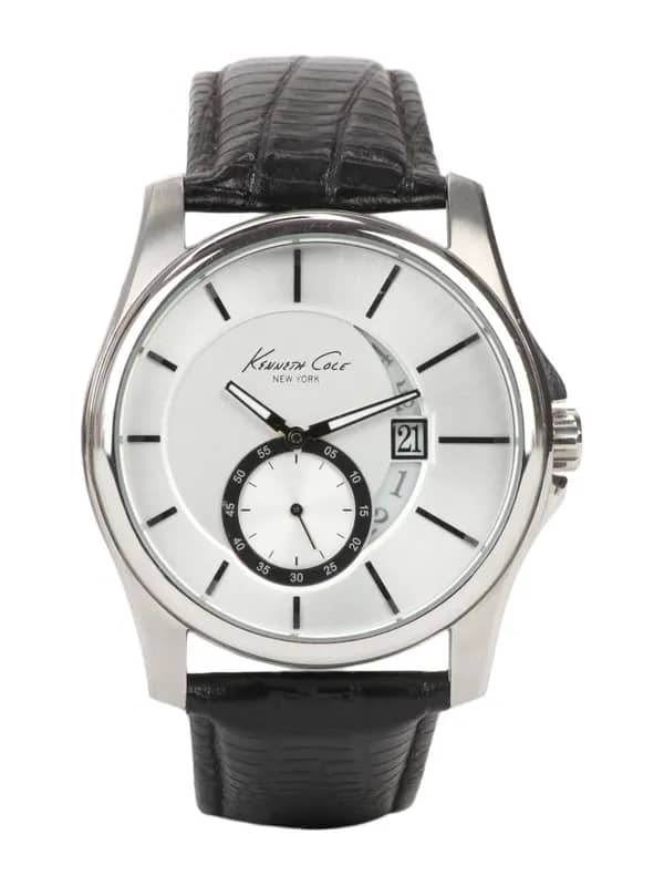Kenneth Cole Men Silver Dial Chronograph Watch