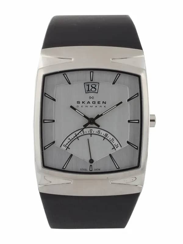 SKAGEN DENMARK Men Silver-Toned Dial Watch 568LSLZM