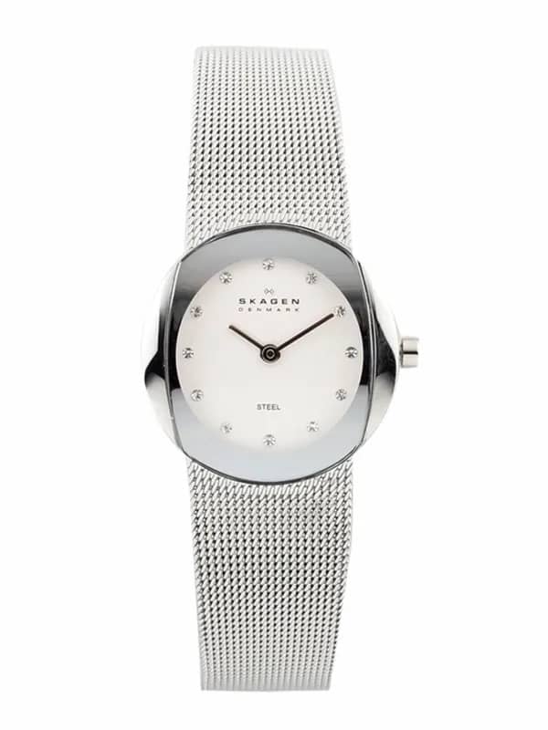 SKAGEN DENMARK Women White Dial Watch 589SSS