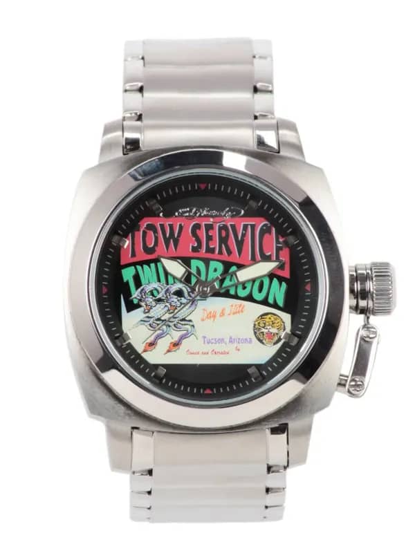 Ed Hardy Men Black Dial Watch