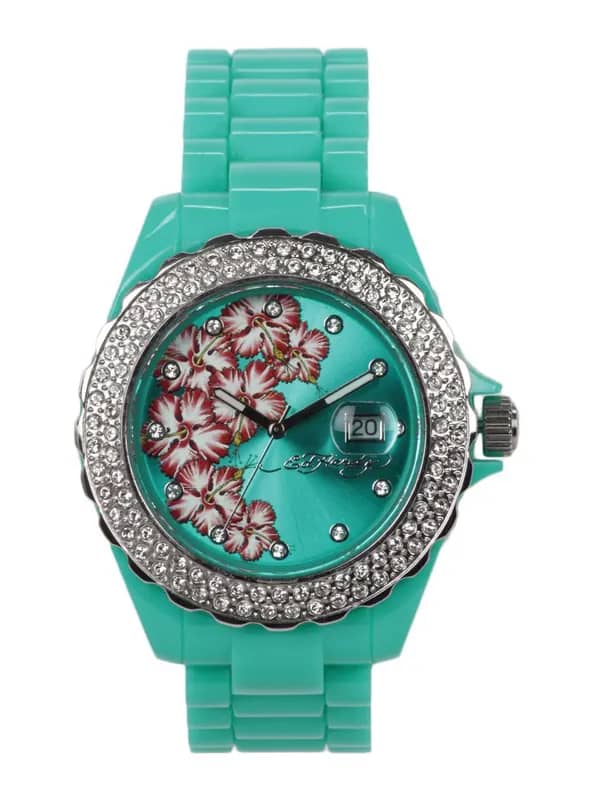 Ed Hardy Women Blue Watch