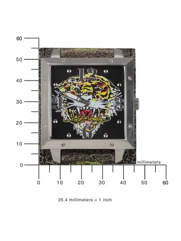 Ed Hardy Men Black Dial Watch