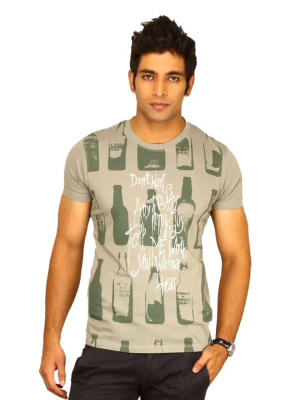 Lee Men's Bottle Grey T-shirt