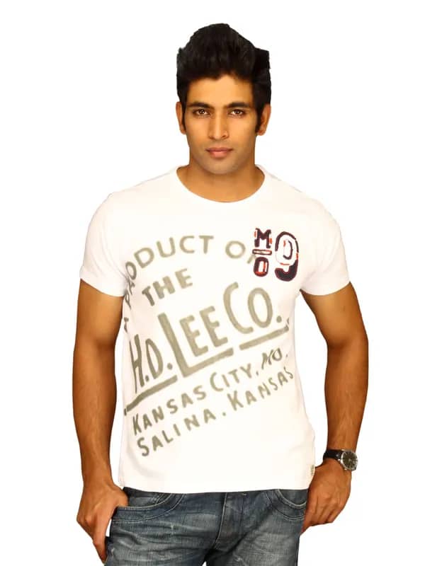 Lee Men's Slash White T-shirt
