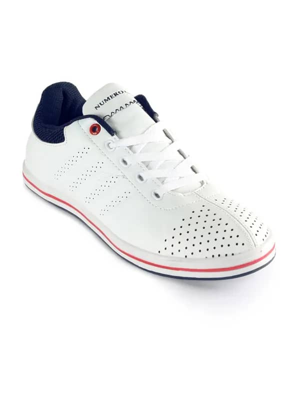 Numero Uno Men White Shoes