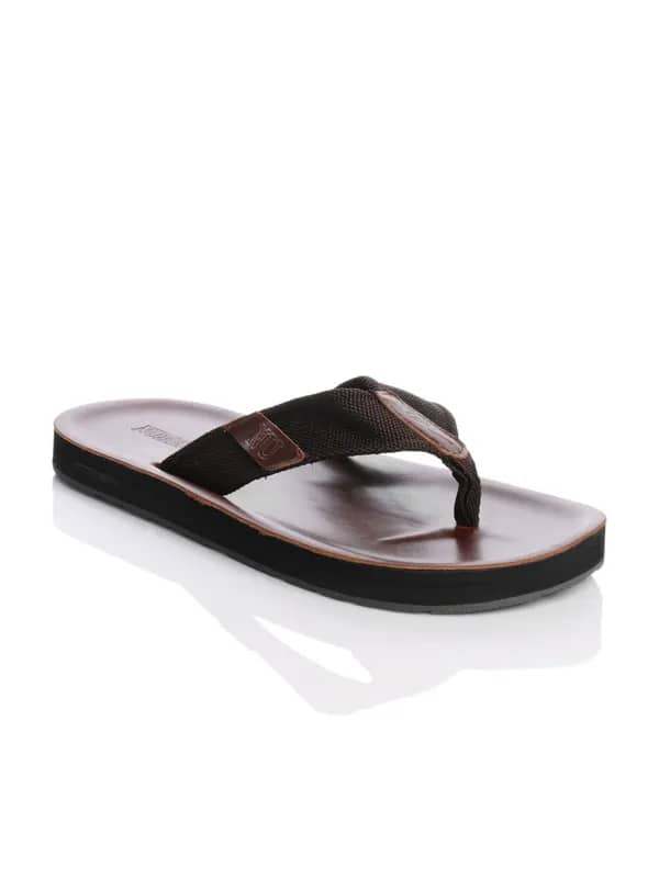 Numero Uno Men Brown Flip Flops