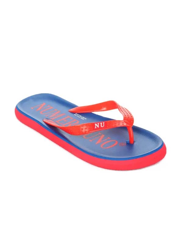 Numero Uno Men Navy Blue Flip Flops