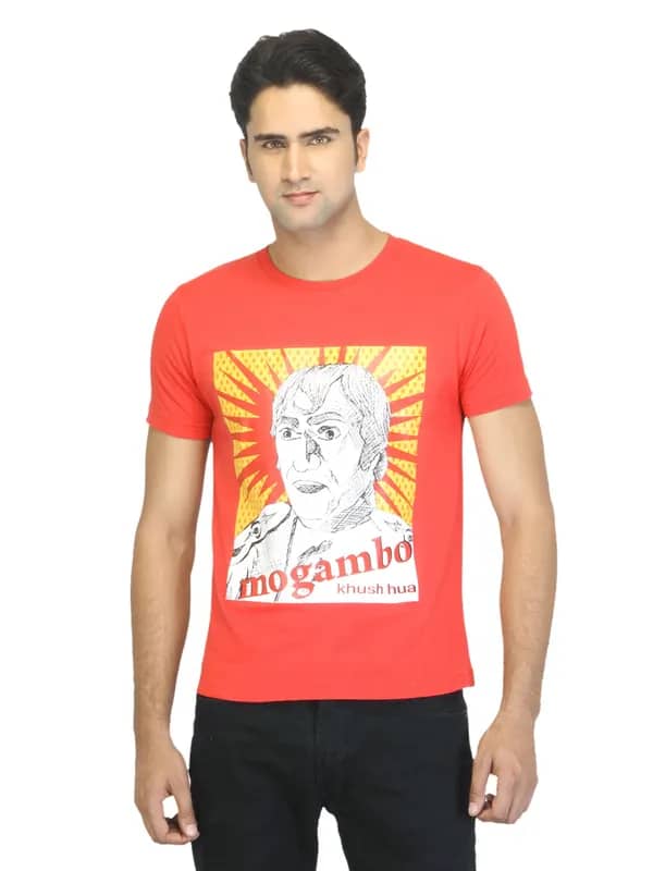 Myntra Men Mogambc Red T-shirt