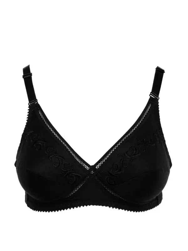 Lovable Black All Day Long Bra L0296