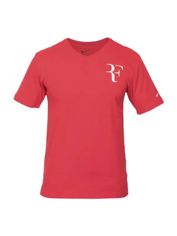 Nike Men Printed Red T-shirt