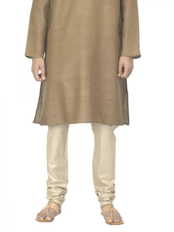 Fabindia Men Beige Churidar