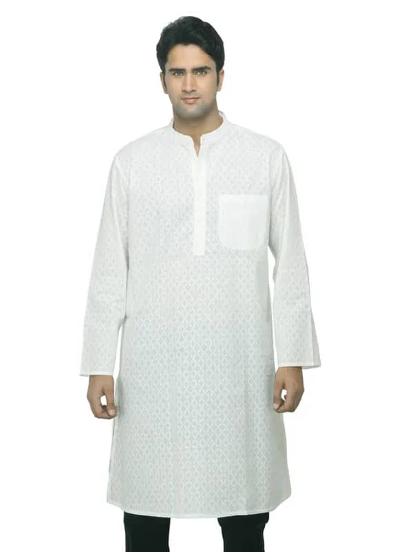 Fabindia Men White Kurta