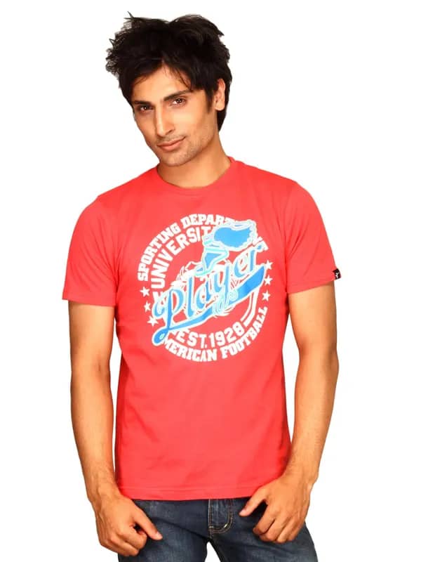 Probase Men's Player Pink T-shirt
