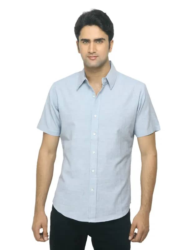 Fabindia Men Blue Shirt