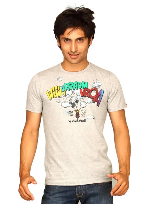 Probase Men's Bike Grey T-shirt