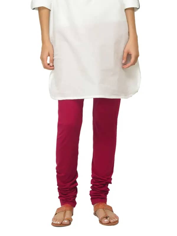 Fabindia Women Red Leggings