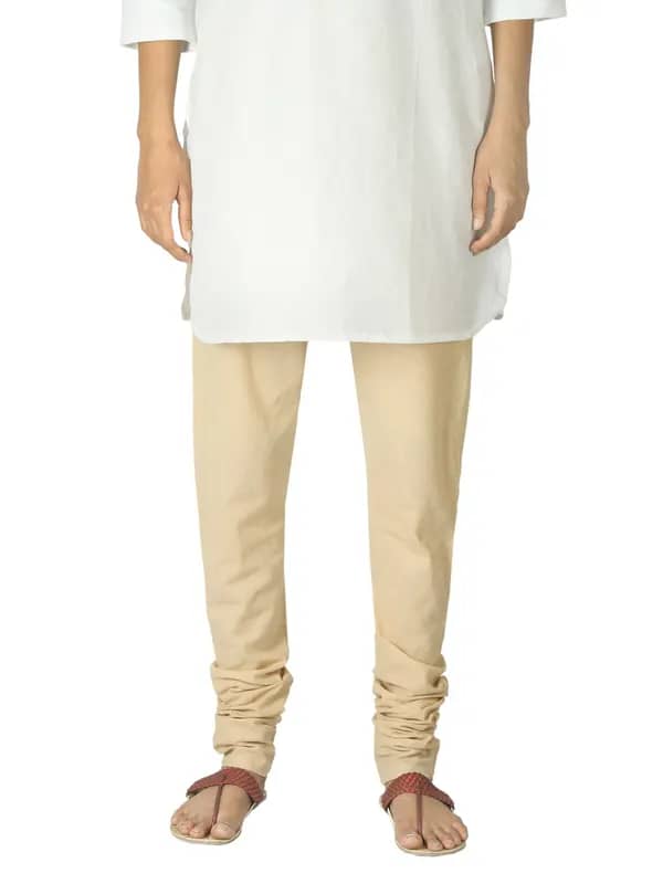 Fabindia Women Beige Mangalgiri Churidar