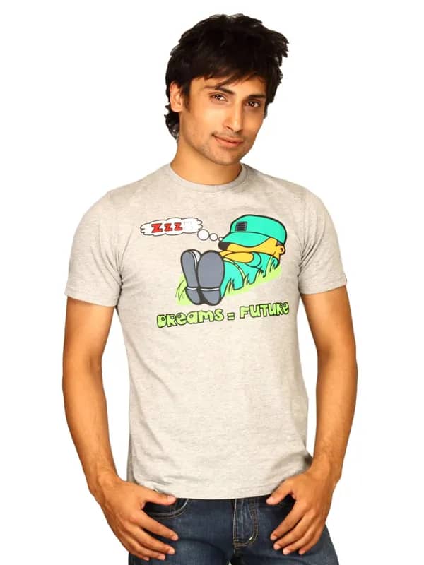 Probase Men's Dreams Future Grey T-shirt