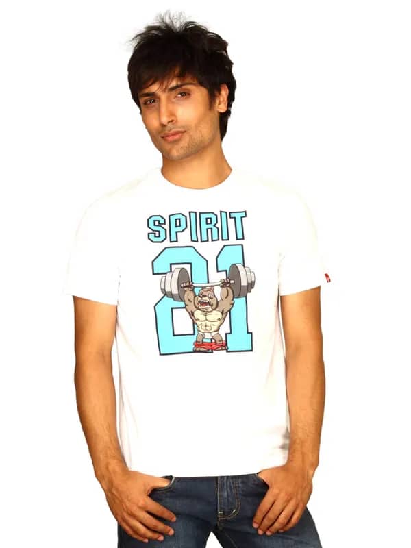 Probase Men's Spirit White T-shirt