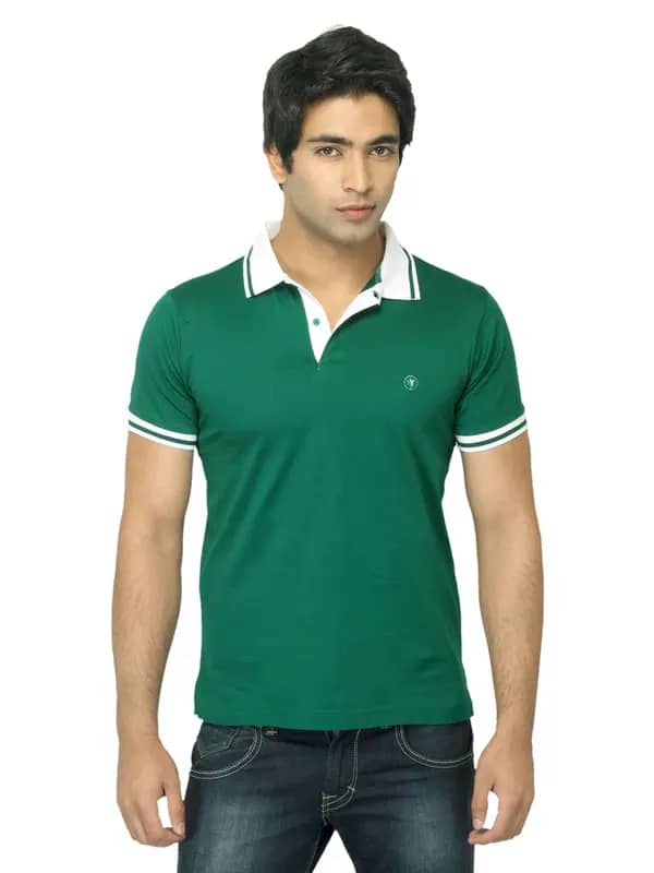 Arrow New York Men Green T-shirt