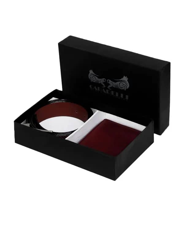 Cabarelli Men Brown Accessory Gift Set