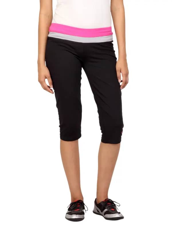 Puma Women Black Capris
