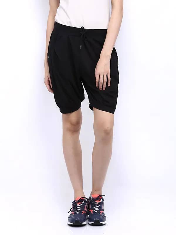 Puma Women Black Shorts