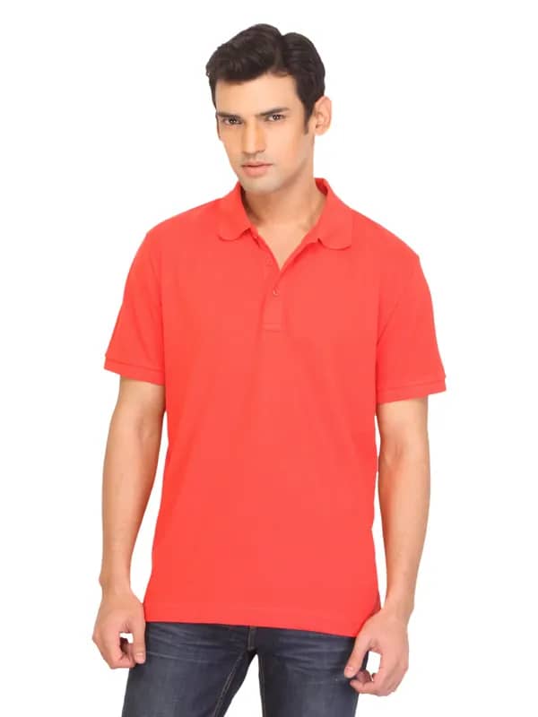 Puma Men Red Polo T-shirt