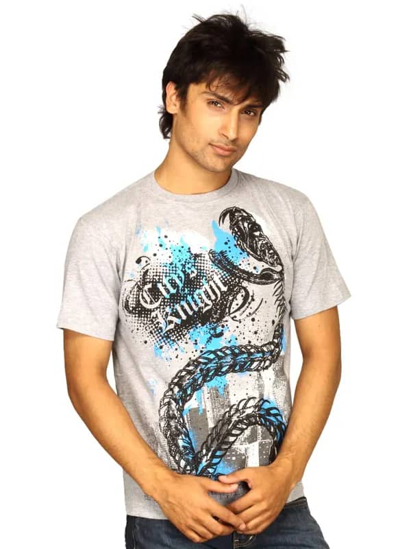 Inkfruit Men's City's Knight Grey T-shirt