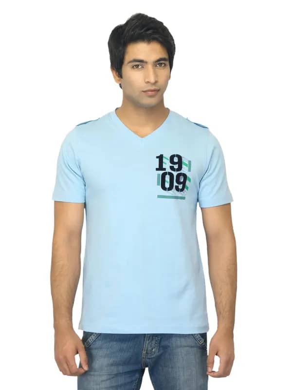 Locomotive Men Blue T-shirt