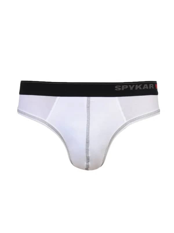 Spykar Men White Pandro Brief