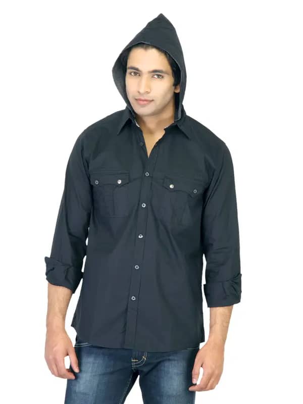 Indigo Nation Men Black Shirt