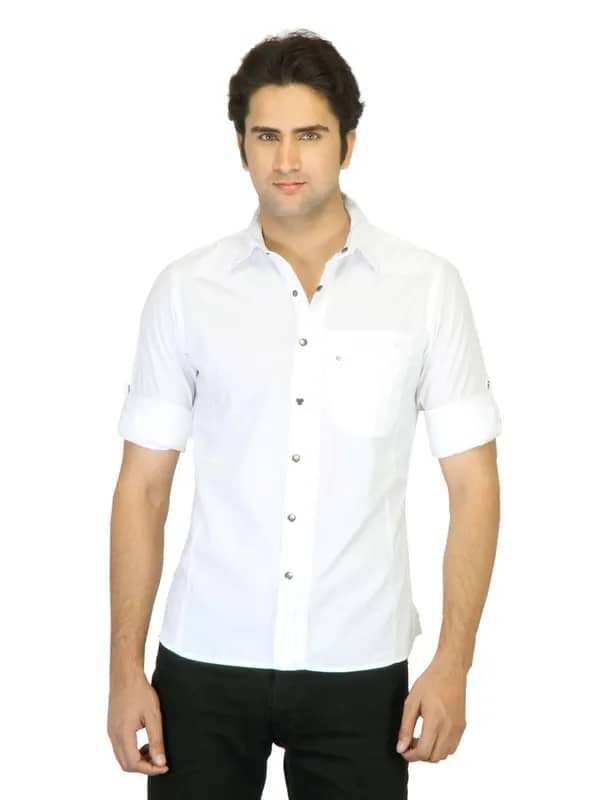 Indigo Nation Men White Shirt