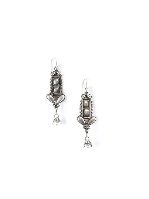 Fabindia Women Anusuya Silver Earrings