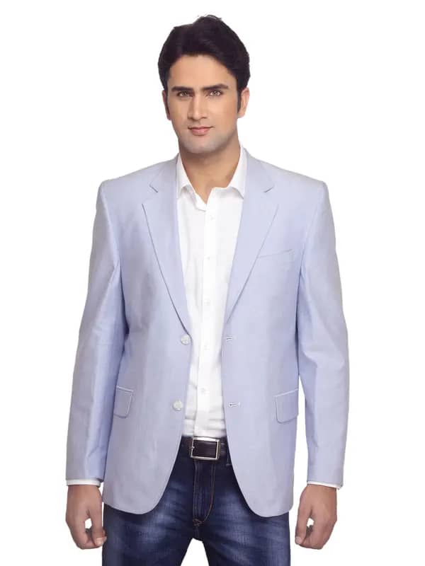 Reid & Taylor Men Blue Blazer