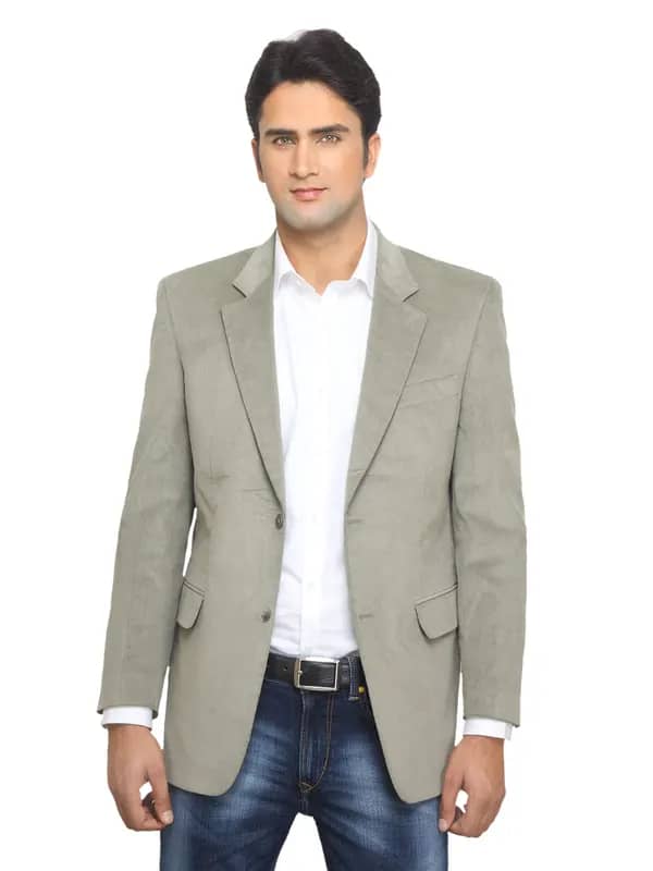 Reid & Taylor Men Semi Formal Olive Blazer