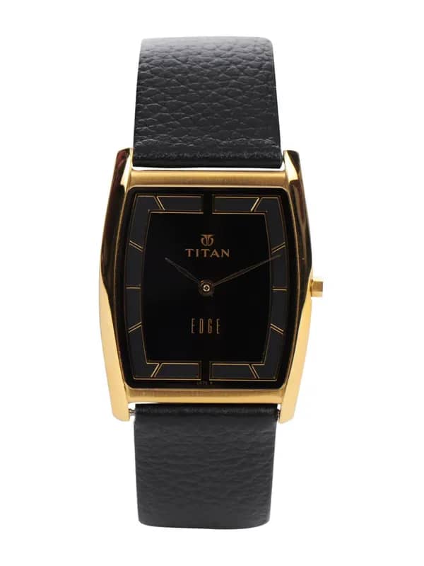 Titan Edge Men Black Dial Watch