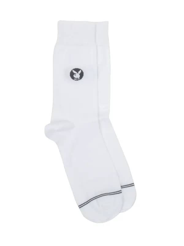 Playboy Men White Socks