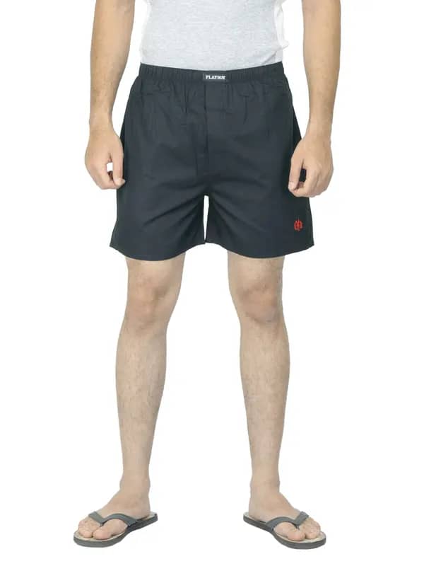 Playboy Men Black Boxers