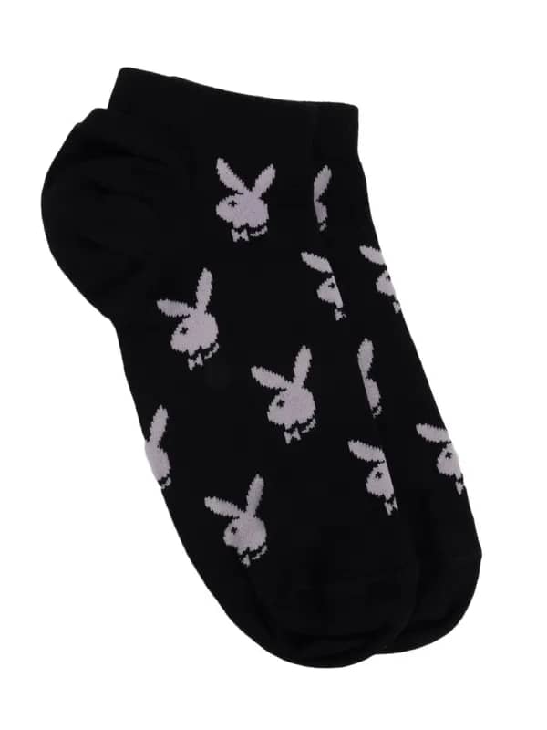 Playboy Women Black Socks