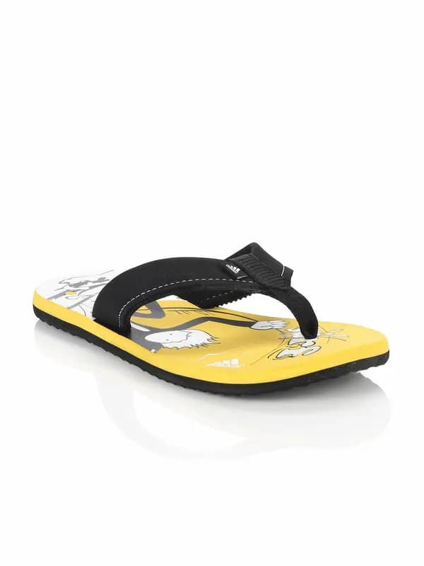 ADIDAS Men Adi Surge Yellow Flip Flops