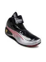 Puma Men's Mid Black Silver Shoe