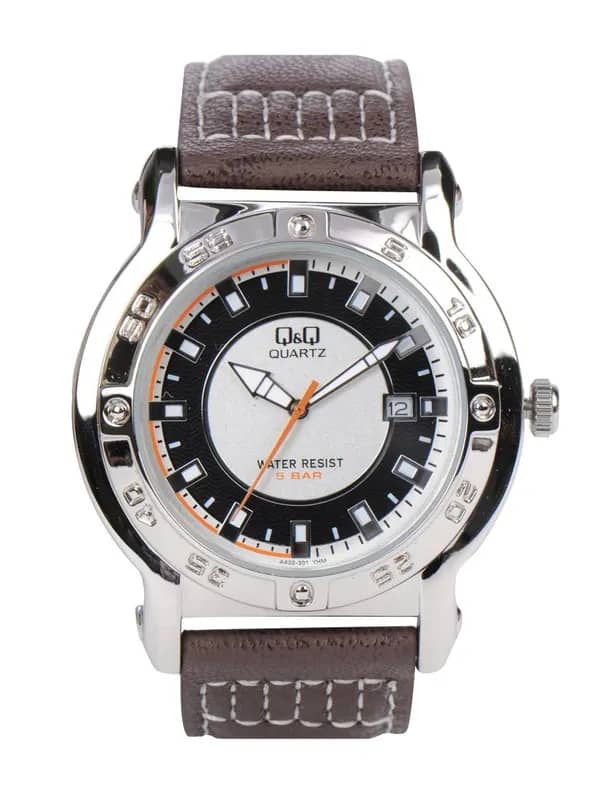 Q&Q Men White Dial Watch