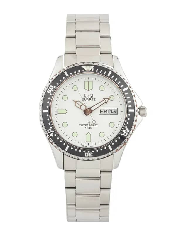 Q&Q Men White Dial Watch