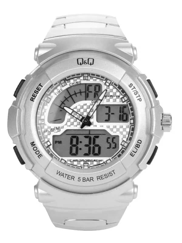 Q&Q Men Steel Digital Watch